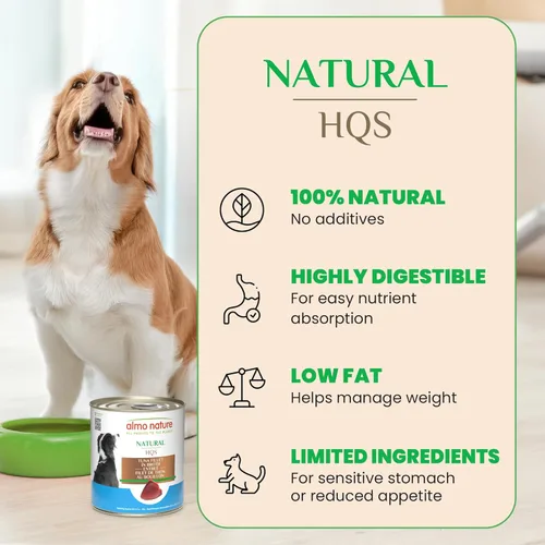 Miniatura 3 de almo nature HQS Natural - Alimento húmedo para perros, filete de atún en caldo, 9.87 onzas, paquete de 12