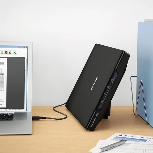 Miniatura 5 de Epson Perfection V19 II - Escáner plano de documentos y fotos a color con resolución óptica de 4800 ppp, alimentación USB y tapa extraíble de gran