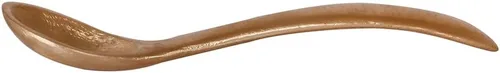 Miniatura 6 de De Kulture - Cuchara de sal Kansa de bronce puro hecho a mano, vajilla de lujo clásica dorada bruñida, cubiertos utilitarios de grado alimenticio