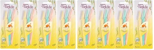 Miniatura 9 de Dorco Tinkle - Navaja para cejas, recortadora moldeadora de cabello y herramienta de retoque, rasuradora facial con cubierta de seguridad, 12