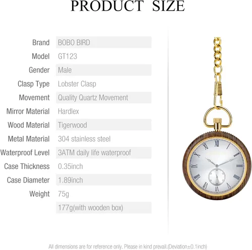 Miniatura 3 de 2win Relojes de bolsillo personalizados grabados para hombres, papá, hijo, relojes personalizados, exquisitos relojes de bolsillo, regalos