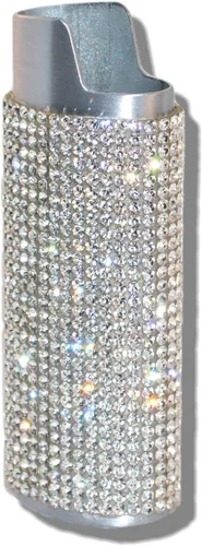 Miniatura 4 de Bling Silver - Funda para encendedor con diamantes de imitación de cristal LS2