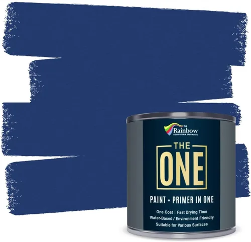 Miniatura 39 de THE ONE Pintura e imprimación todo en uno, negro mate, 8.5 onzas líquidas/250ml, fórmula de 1 capa, decoración fácil de interiores y exteriores