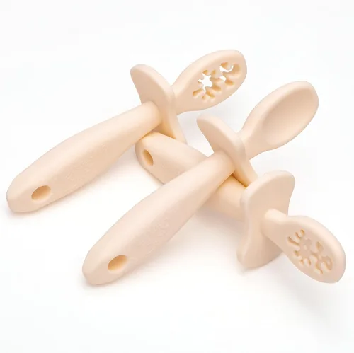 Miniatura 2 de Growing Love Juego de Cucharas para Bebé, Auto Alimentación 6 meses, Pre-Cuchara, Utensilios para bebés, Cuchara para niños, Cuchara de Vainilla