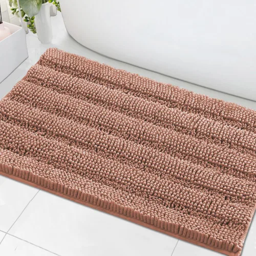 Miniatura 177 de H.VERSAILTEX - Alfombras de baño, juego de 2 piezas, alfombra de contorno para baño, juego de alfombras para inodoro, alfombra antideslizante