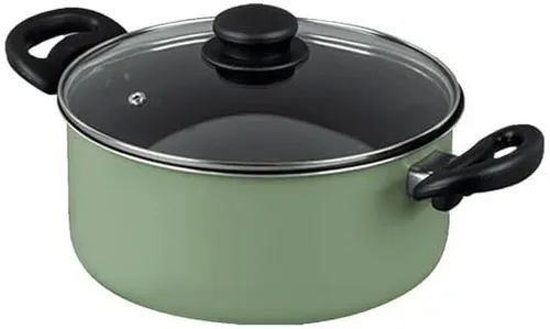 Miniatura 4 de Juego de utensilios de cocina de aluminio antiadherente verde de 7 piezas