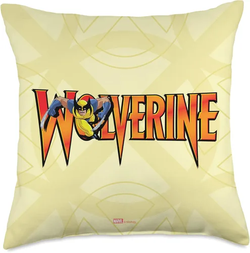 Miniatura 5 de Marvel X-Men Wolverine - Almohada retro, 16.0 x 16.0 in, multicolor