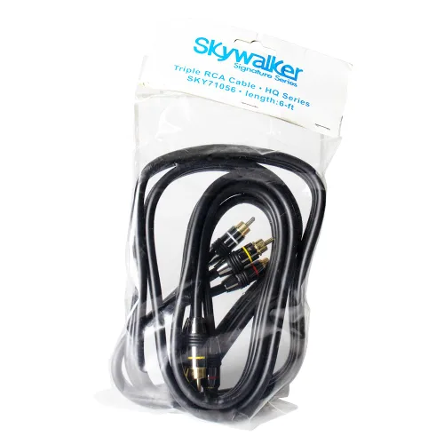 Miniatura 5 de Skywalker Cable de interconexión de audio/video triple RCA serie Hq, 6 pies