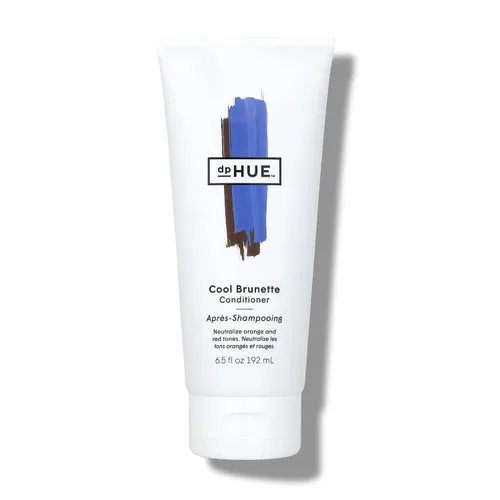dpHUE Cool Brunette Acondicionador – 6.5 oz – Pigmentos azules neutralizan tonos naranja no deseados, rojo y cobrizo – Color seguro – Sin parabenos,
