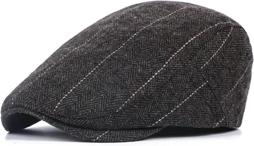 Miniatura 10 de Xinveen Sombreros de Repartidor para Hombres de Invierno Planos Ivy Gatsby Gorra Irlandesa de Taxista Ivy de Conducir de Caza