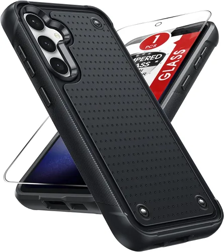 Miniatura 38 de LeYi Funda para Galaxy S21 FE-5G: Funda Samsung S21 FE con protector de pantalla, doble capa protectora de policarbonato duro y TPU suave Android