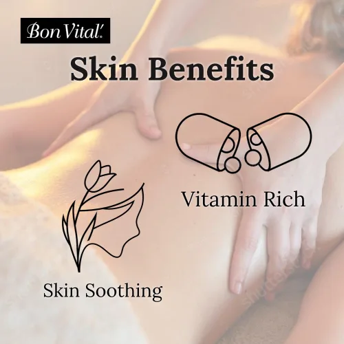 Miniatura 7 de Bon Vital' Crema de masaje original para una base de masaje versátil para relajar los músculos doloridos y reparar la piel seca, revitalizar la piel