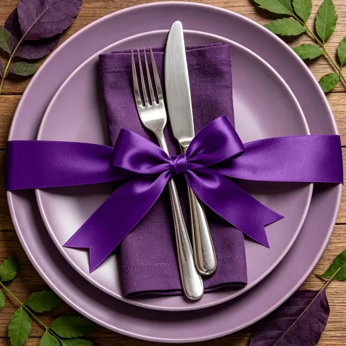 Miniatura 7 de Fullive Cinta de 1 pulgada para envolver regalos, cinta de Halloween de color morado oscuro de 30 yardas Sleek Glossy, Wear Resistant, Easy Cut