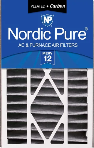 Miniatura 35 de Nordic Pure 16 x 25 x 5 (tamaño real: 15 5/8 x 24 1/8 x 4 7/8) Filtro de aire Air Bear Merv 8 de repuesto para reducción de olores de carbono puro
