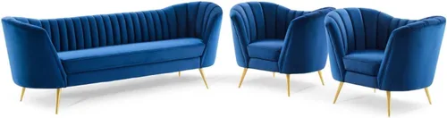 Miniatura 8 de Modway EEI-3874-PNK Opportunity Channel - Sillón de terciopelo copetudo en color rosa