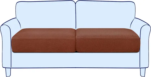Miniatura 57 de SUBRTEX Funda Deslizable para Sofá RV de Múltiples Asientos Fundas Protectoras Loveseat Elástica Duradera Sofá Spandex Elástico Protector de Muebles