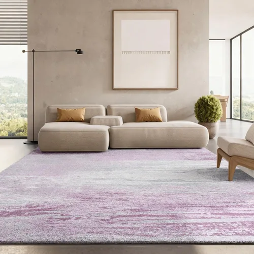 Miniatura 28 de SAFAVIEH, colección Adirondack - Alfombra de 6 x 9 pies, plateada/multicolor, abstracta, moderna, no desprende pelo, de fácil cuidado, para zonas