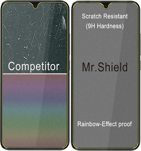Miniatura 4 de Mr.Shield [Paquete de 3] Protector de pantalla para Nokia C110 [vidrio templado] [vidrio japonés con dureza 9H] Protector de pantalla