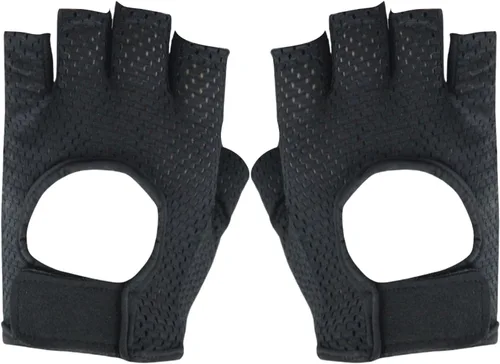 Guantes de fitness para hombres y mujeres, antideslizantes, de silicona, transpirables, guantes de entrenamiento para levantamiento de pesas y