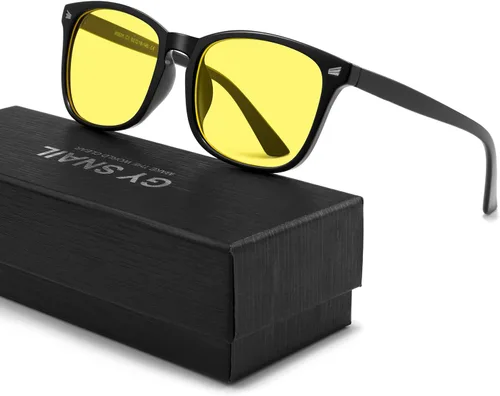 Miniatura 9 de Gysnail - Lentes de computadora con bloqueo de luz azul para hombres y mujeres, alivian la fatiga ocular y duermen mejor, gafas de juego con bloqueo