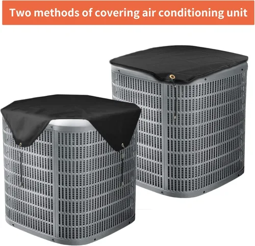 Miniatura 5 de Cubiertas de Aire Acondicionado Qualward para Unidades Externas, Cubierta de CA para Unidad Central al Aire Libre Resistente al Agua de Alta