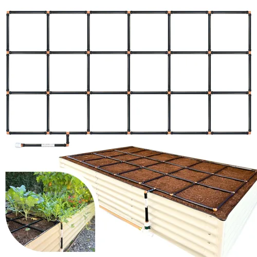 Miniatura 19 de Garden In Minutes - Sistema de riego por goteo para jardín, manguera de remojo, riego por goteo premontado, rociador de cama de flores, kit