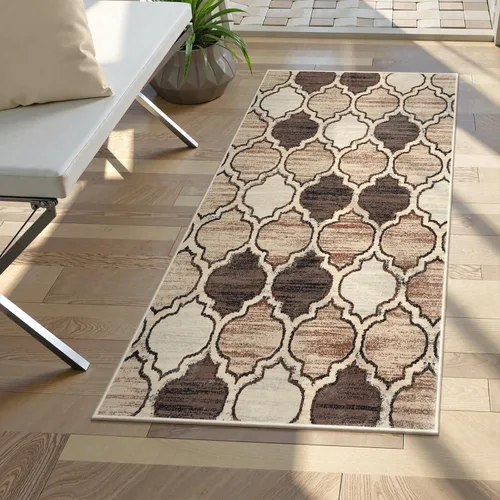 Miniatura 29 de Lahome Alfombra marroquí para pasillo – Alfombra antideslizante lavable de 2 x 6 pies con parte trasera de goma, suave y no desprende pelo, alfombra