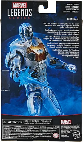 Miniatura 2 de Hasbro Marvel Legends Series - Figura de acción coleccionable de 6 pulgadas, Gamerverse Marvel's Avengers Starboost Armor Iron Man, 6 accesorios