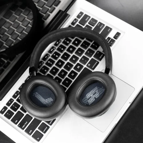 Miniatura 3 de SOULWIT Almohadillas de Repuesto para Auriculares JBL E65BTNC/Live 650BTNC/Live 770NC/Live 660NC/Duet NC Over-Ear, Cojines de Almohadillas con Cuero