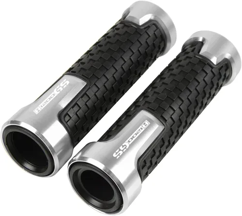 Miniatura 6 de Manillar de motocicleta de 7/8 pulgadas, 0.866 in, accesorios de motocicleta CNC, empuñaduras, mango para BMW R1200GS Adventure R1200 R 1200 GS Negro