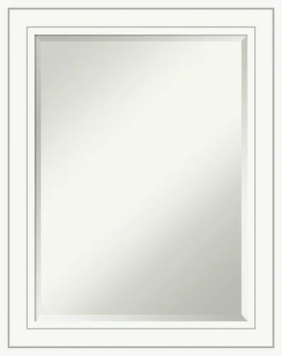 Miniatura 56 de Amanti Art Espejo de pared, espejo de marco de madera blanca lavada para decoración de pared o uso como espejo de baño para sobre el fregadero