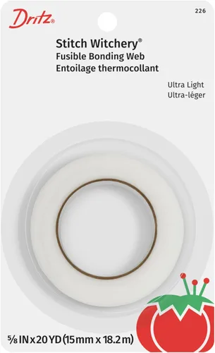 Miniatura 12 de Dritz - 227 1/4x20 Stitch Witchery 1/4inx 20yd, 1/4-pulgada X 20-yardas, blanco