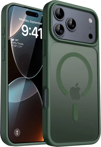 Miniatura 73 de CACOE Funda magnética para iPhone 12 y iPhone 12 Pro de 6.1 pulgadas - Compatible con MagSafe y soporte magnético para teléfono en el automóvil,