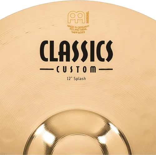Miniatura 2 de Meinl - Platillo Splash de 12 pulgadas, clásicos, brillantes, fabricado en Alemania, (CC12S-B)