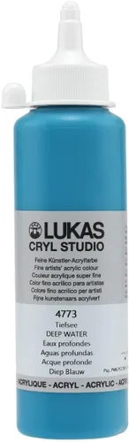 Miniatura 54 de Lukas CRYL Studio Artist - Pintura acrílica para artistas, Alizarín Carmesí, tubo de 125 ml - Pinturas acrílicas de alto pigmento para pintura