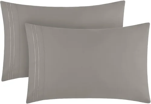 Miniatura 34 de Mellanni Fundas de almohada – Fundas de almohada lujosas, extrasuaves, refrescantes – 2 fundas de almohada de la colección Iconic – Cierre de sobre
