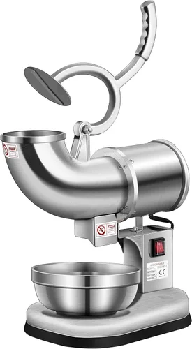 VIVOHOME Plata dual eléctrica 440lbs/hr de la máquina del fabricante del cono de la nieve de la máquina de la trituradora de hielo de las cuchillas