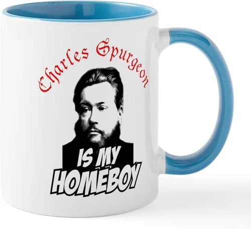 Miniatura 7 de CafePress Spurgeon Homeboy - Taza de café de cerámica de 11 oz (11.0 fl oz)