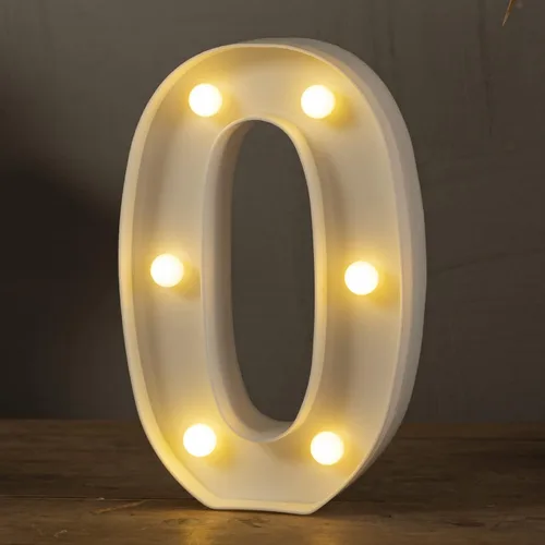 Miniatura 31 de HXWEIYE Letras iluminadas con luces LED, letreros luminosos de marquesina, 26 letras del alfabeto y 10 números para fiestas de cumpleaños, bares