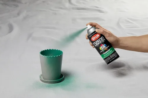 Miniatura 254 de Krylon Fusion - Pintura en aerosol adhesiva todo en uno para uso en interiores y exteriores, 12 onzas, aluminio