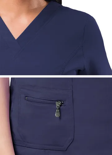 Miniatura 4 de Adar Pro - Ropa quirúrgica para mujer, con cuello en V elevado