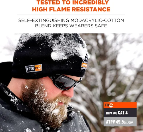 Miniatura 3 de Ergodyne N-Ferno 6816 - Gorro de punto reversible térmico