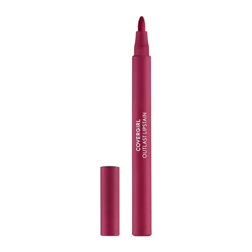 Covergirl Outlast, 05 All-Star, Lipstain, aplicación suave, punta precisa similar a un bolígrafo, a prueba de transferencia, acabado teñido