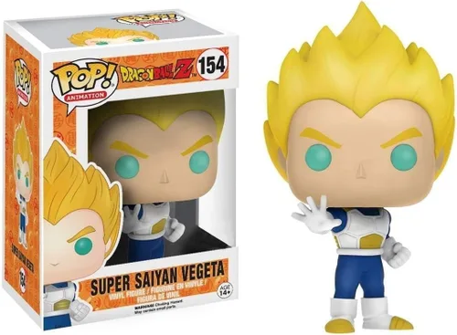 Figura de acción de vinilo Funko POP de súper sayayin Vegeta de Dragon Ball Z, AAA anime exclusivo
