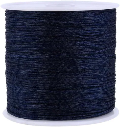 Miniatura 17 de Cordón de nailon trenzado de 150 yardas de 0.020 in, cuerda de hilo de nailon trenzado para pulseras de nudos chinos, collares, macramé, joyería