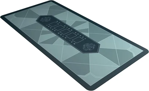 Miniatura 16 de Bullets Playing Cards - Paulie-Poker Layout - Tapete de mesa 45" x 25" - Alfombra de juego de lujo para noche de casino - Verde Multicolor