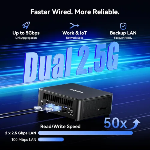 Miniatura 5 de GEEKOM Mini PC IT13 MAX AI, Intel Ultra 9 185H (65W) Codificación/multitarea, SSD de 1 TB (hasta 4 TB) 16 GB DDR5 (hasta 96 GB), Windows 11 Pro, GPU