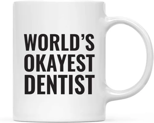 Miniatura 43 de Andaz Press Taza de café de 11 onzas, regalo de broma para la niñera más buena del mundo, 1 paquete