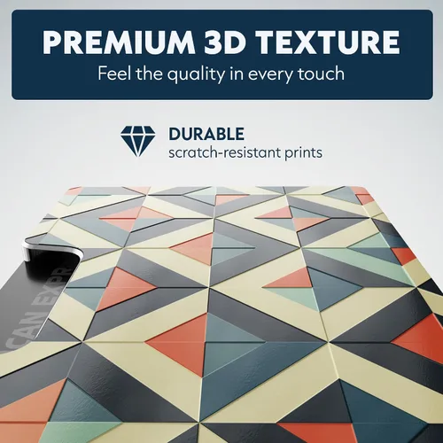 Miniatura 90 de Cartera de aluminio impresa 2.5D para hombres: clip delgado para dinero y tarjetero con barniz selectivo táctil. Bloqueo RFID mejorado, compacto
