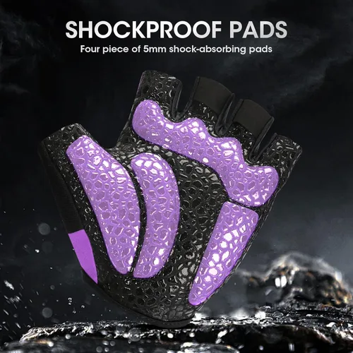 Miniatura 5 de Guantes de entrenamiento para hombres y mujeres, guantes de levantamiento de pesas para ejercicio, entrenamiento de gimnasio, fitness, transpirables